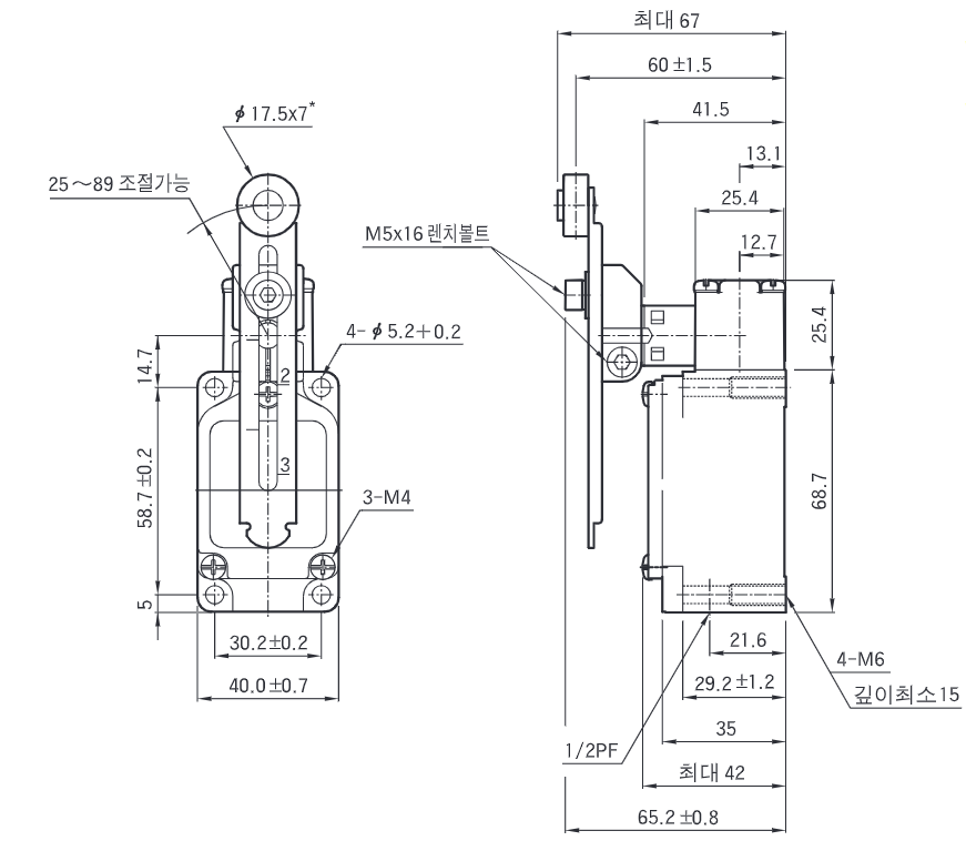 Công Tắc Hành Trình SungHo - SHLS-101