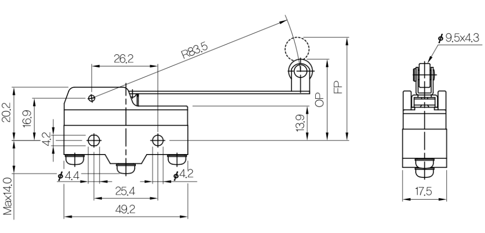 Công Tắc Hành Trình SungHo - SHZM-R501C